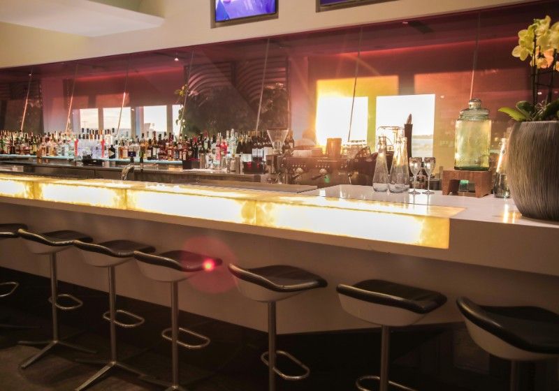 Virgin Clubhouse bar.