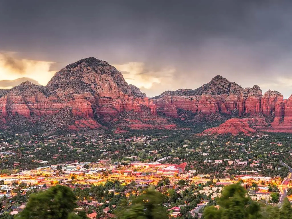 Red rocks in Sedona.