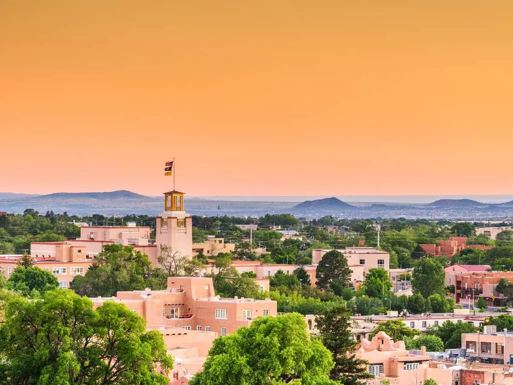 view over Santa Fe.