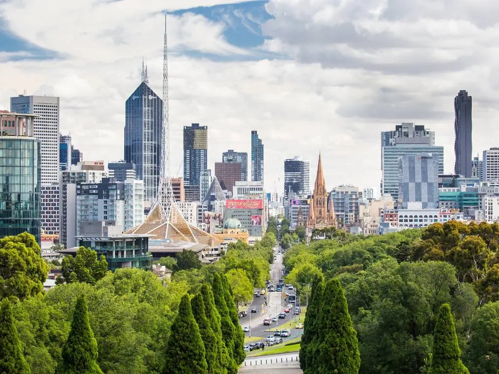 Melbourne city skyline