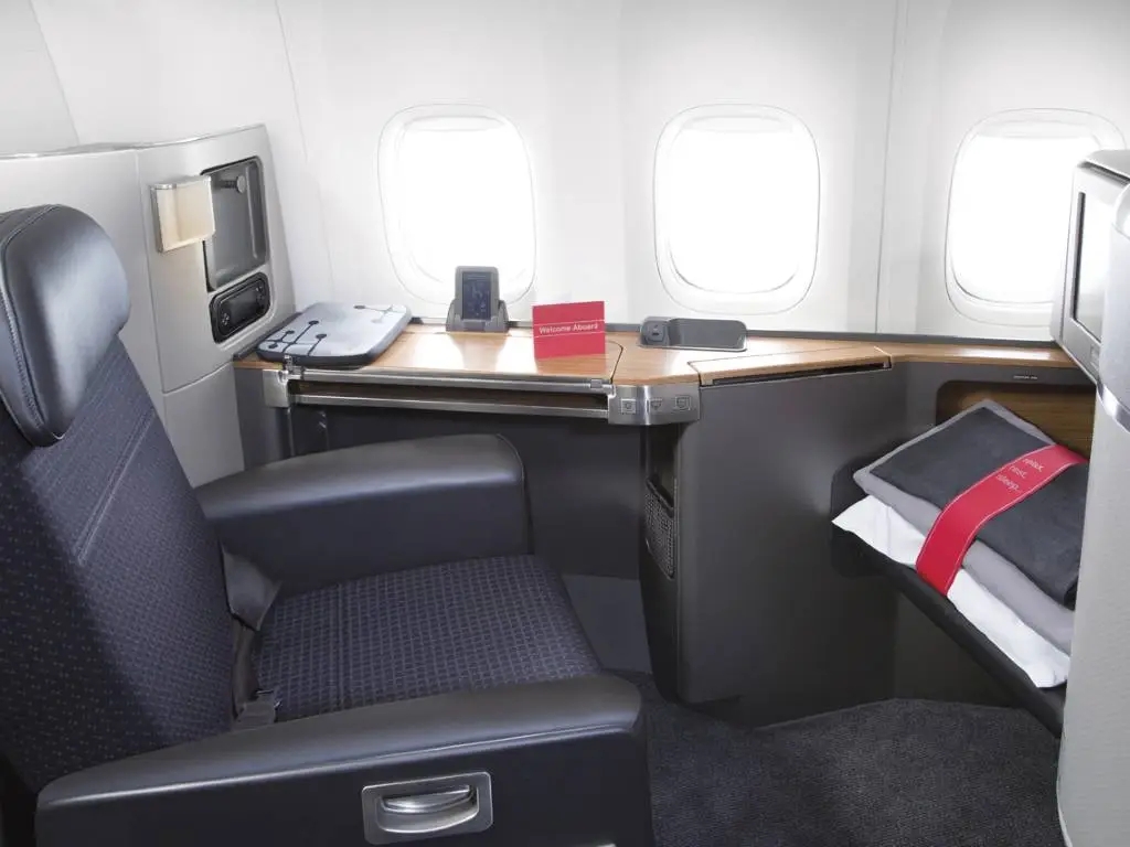 first class seat on American Airlines