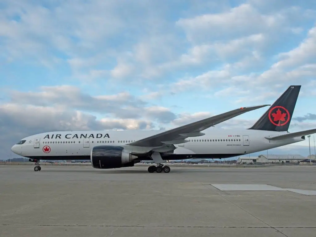 Air Canada plane.
